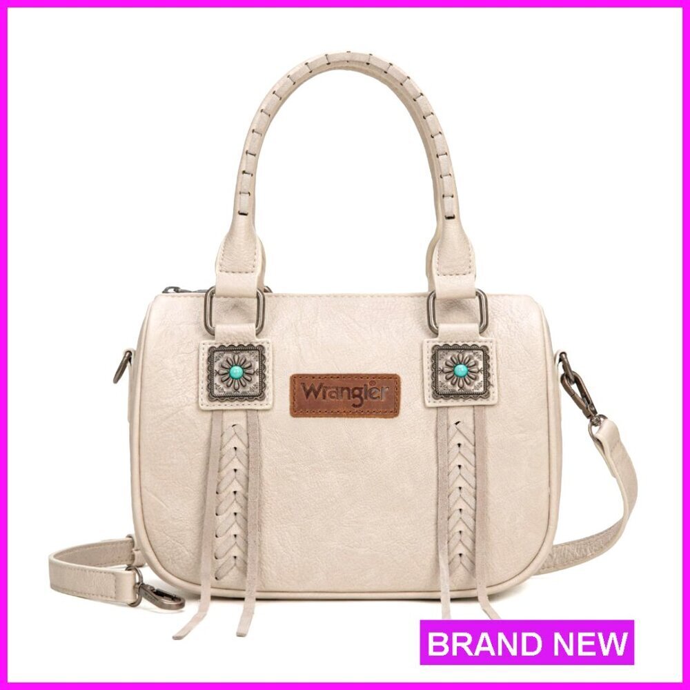 Fringe Satchel Crossbody Bag Retro Boho Shoulder Purse Adjustable Strap